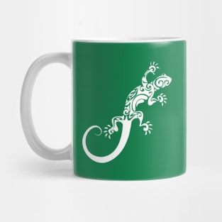 Lizard with tribal Mug